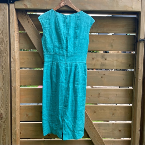 Lafayette 148 💯 linen empire waist dress - Picture 4 of 12